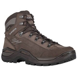 Lowa buty trekkingowe Renegade Evo Mid GTX (wszechstronne, nubuk, wodoodporne) espressobrunatny/zieleń męskie