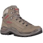 Lowa buty trekkingowe Renegade EVO Mid GTX (wszechstronne, skóra nubukowa, wodoodporne) kamienny brąz/czerwone drewno męskie