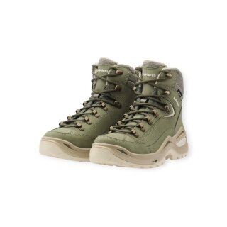 Lowa buty trekkingowe Renegade Evo Mid GTX (wszechstronne, nubuk, wodoodporne) szałwiowa zieleń damskie