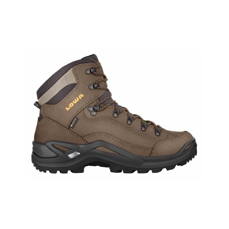 Lowa Buty trekkingowe Renegade Mid Wide GTX (wszechstronne, skóra nubukowa, wodoodporne, szerokie) sepiabraun Męskie