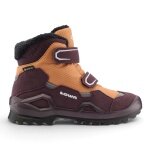 Lowa buty zimowe Milo Evo GTX High (rzep, tekstylia/synteza, wodoodporne) 2026 bordowy/ton dziecięce