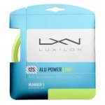 Luxilon struna tenisowa Alu Power LE 1.25 (trwałość + moc) limonkowa 12m zestaw