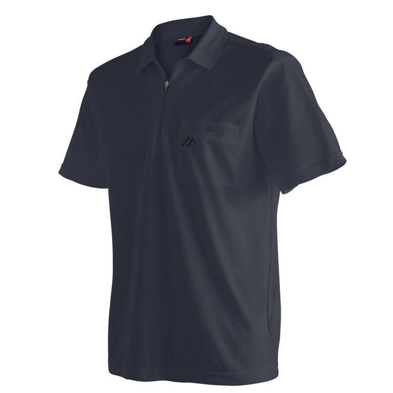 Maier Sports Polo Arwin 2.0 do wędrówek i rekreacji (oddychający, szybko schnący) granatowy męski