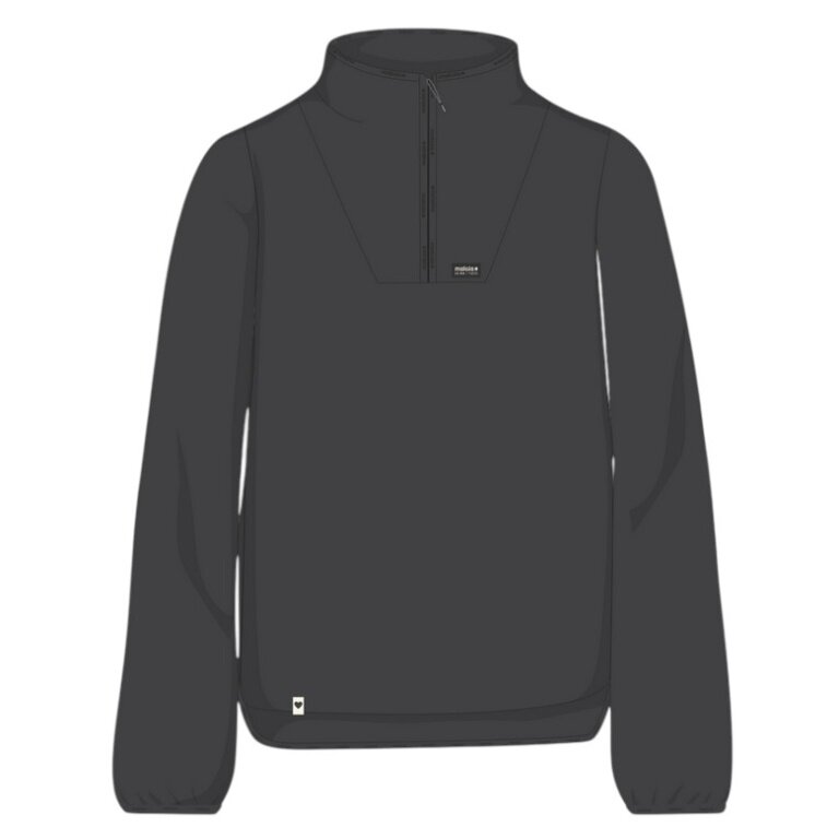 Maloja Fleecepullover MeltinaM (Half Zip, oddychający) czarny Damski
