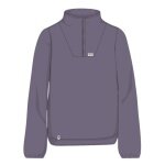 Maloja Fleecepullover MeltinaM (Half Zip, oddychający) fioletowy Damski