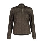 Maloja Halfzip-Długi rękaw SawangM Adventure Midlayer Shirt (ciepły, 4-kierunkowy stretch) brązowy Damski