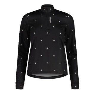 Maloja Halfzip-Długi rękaw koszulka SawangM Adventure Midlayer Shirt (ciepła, 4-kierunkowy stretch) czarna Damska