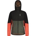 Maloja kurtka izolacyjna TajeleM Ski Touring Puffer (izolacja PrimaLoft® Gold, wiatroszczelna) czarna/kolorowa męska