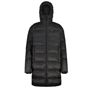 Maloja Zimowy Puchowy Płaszcz PetrosM Urban ReDown Coat (bardzo ciepły, wiatroszczelny) czarny Mężczyźni