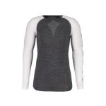 Maloja Langarmshirt BenedictM Shirt (maksymalna swoboda ruchów) Bielizna szara Mężczyźni
