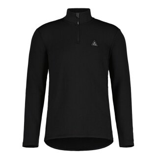 Maloja Langarmshirt CesarM Mountain Fleece (Halfzip, 4-Weg Stretch, szybkoschnący) czarny mężczyźni