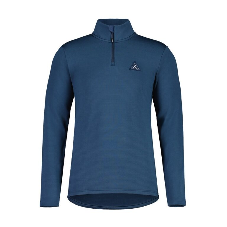 Maloja Langarmshirt CesarM Mountain Fleece (Halfzip, 4-Way Stretch, szybkoschnący) ciemnoniebieski mężczyźni