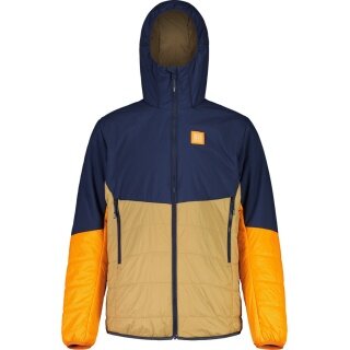 Maloja Kurtka narciarska PikujM Ski Touring Puffer (wiatroszczelna, izolacja PrimaLoft® Gold) granatowo/wielokolorowa męska