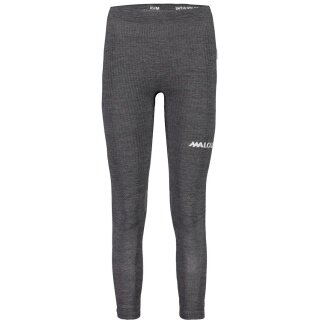 Maloja Spodnie termiczne MigrolinoM. 7/8 (maksymalna swoboda ruchów) bielizna czarna/szara damska