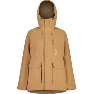 Kurtka zimowa Maloja SelunM (wodoodporna, izolacja Primaloft®-Bio) brązowa damska