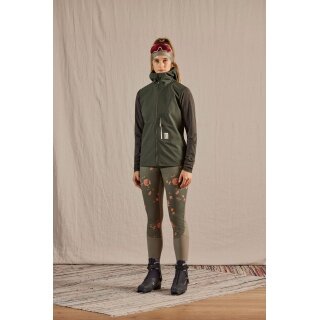 Kurtka softshell Maloja SennesM Nordic Hybrid (wiatroszczelna) czarna damska