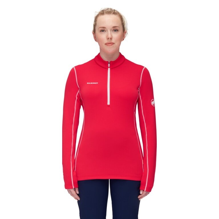Mammut Fleecepullover Aenergy Half Zip (Warstwa pośrednia, Polartec Power Grid Fleece) czerwony Damski