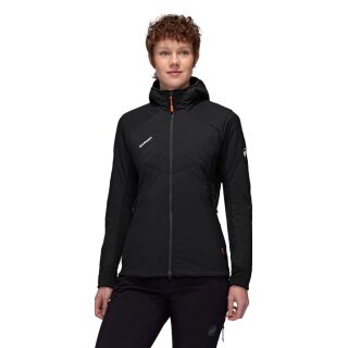 Mammut Kurtka izolacyjna Rime Light IN Flex z kapturem (lekka, wiatroszczelna, oddychająca) czarna damska