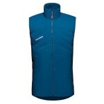 Mammut Kamizelka Izolacyjna Rime Light Insulated Flex Vest (lekka, wiatroszczelna, kompresyjna) ciemnoniebieska/morska niebieska Męska