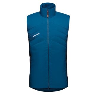 Mammut Kamizelka Izolacyjna Rime Light Insulated Flex Vest (lekka, wiatroszczelna, kompresyjna) ciemnoniebieska/morska niebieska Męska
