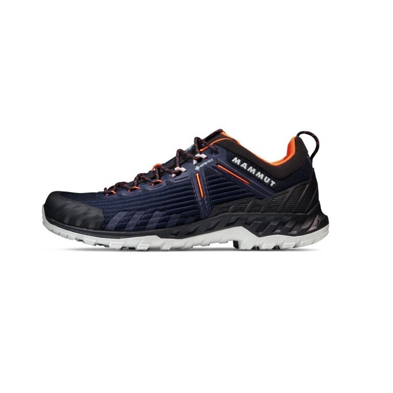 Mammut Buty trekkingowe Alnasca Knit III Low GTX (podejście, oddychające, wodoodporne) granatowe męskie