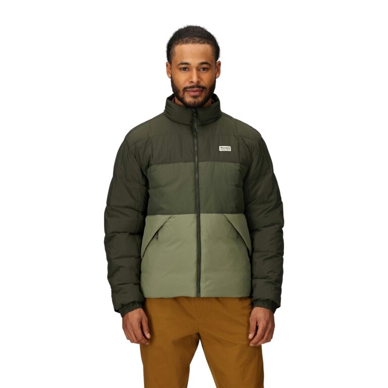 Kurtka zimowa Marmot Ares (ocieplana dzięki wypełnieniu puchowym, lekki materiał) zielona/oliwkowa męska