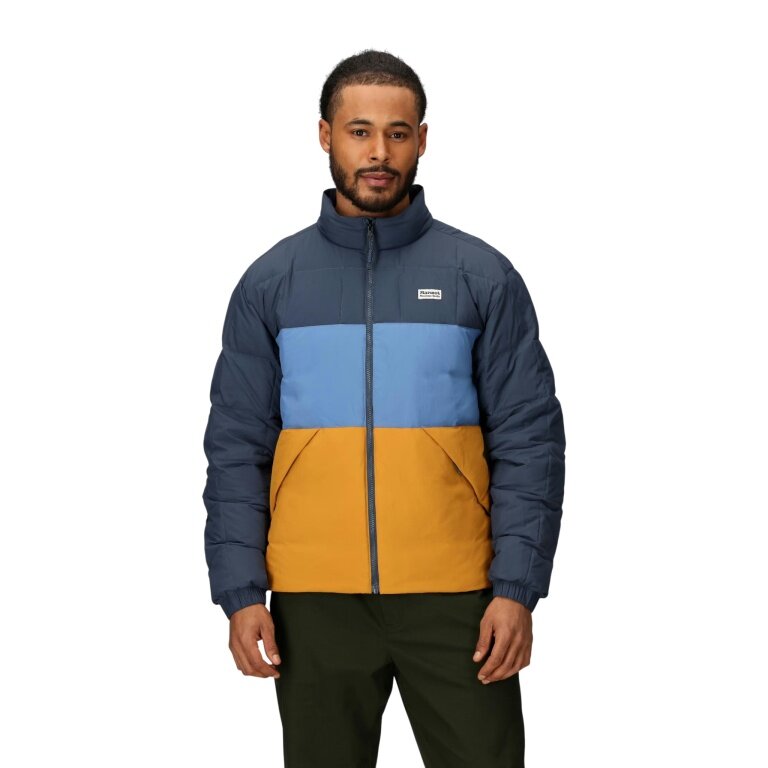 Kurtka zimowa Marmot Ares (ocieplana dzięki wypełnieniu puchowym, lekki materiał) niebiesko/miodowo-żółta męska