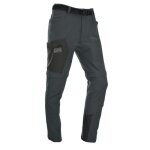 Maul Wędrowne Spodnie Trekkingowe Eiger Ultra T-Zipp-Off (długie spodnie i bermudy w jednym) ciemnoszare męskie