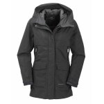 Kurtka zimowa Maul Tyra Megatex z kapturem (wodoodporna, wiatroszczelna, oddychająca) ciemnoszara damska