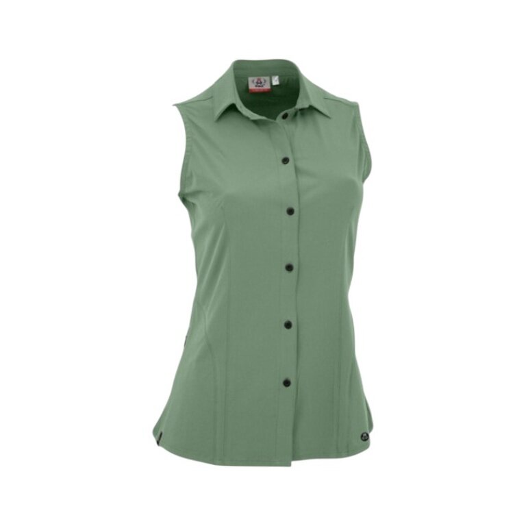 Maul Wanderbluse Tank-Top Rofanspitze 3XT - jasnozielony Damski