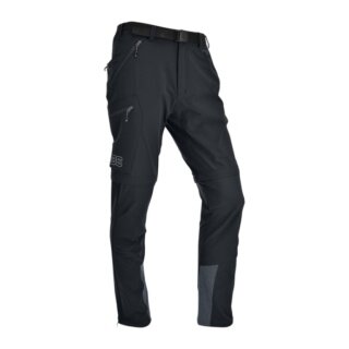Spodnie trekkingowe Maul Wander Eiger Alpin T-Zipp-Off 2w1 (długie spodnie i bermudy w jednym) czarne/szare męskie