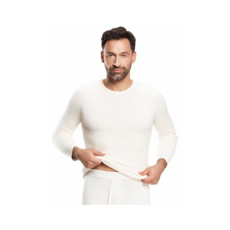 Medima Bielizna Koszulka Długo Rękaw (100% Angora) biała Mężczyźni (Rozm. M-L)