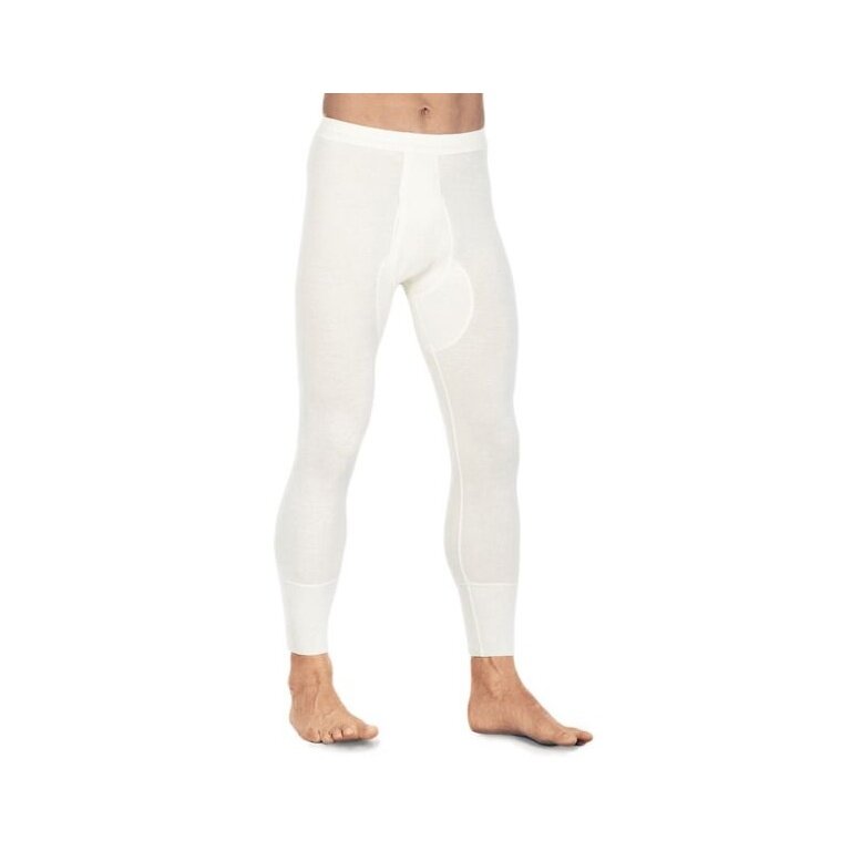 Medima Bielizna Spodnie termiczne z otworem (40% Angora) długie białe męskie (rozm. XL-XXL)