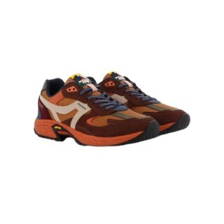 Meeko Sneaker Capra Earth (wodoodporne) ciemnobrązowe/kolorowe męskie