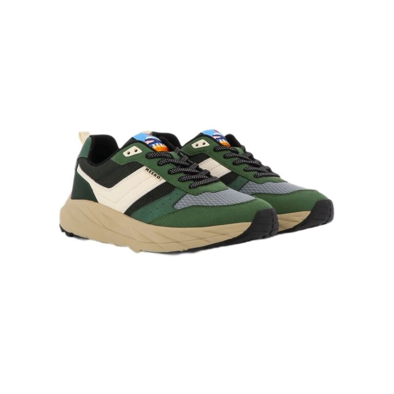 Meeko Sneaker Pongo Green - ciemnozielony/wielokolorowy