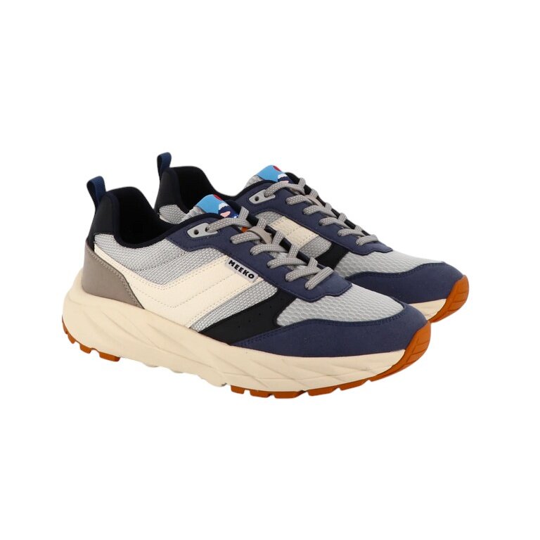 Meeko Sneaker Pongo Navy - ciemnoniebieski/beżowy męski