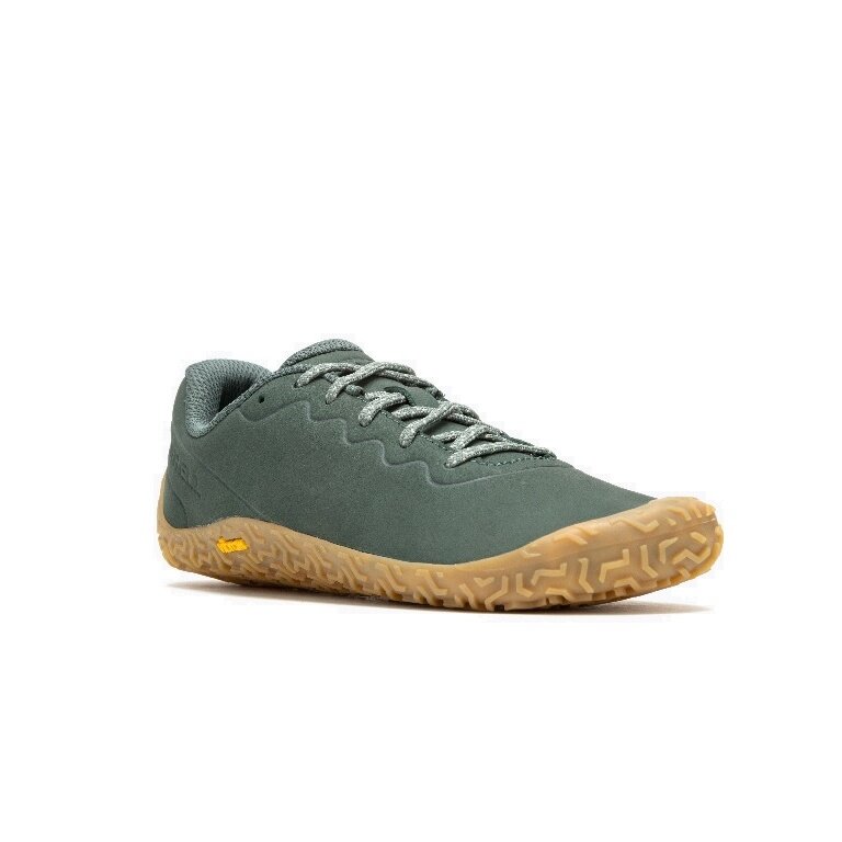 Merrell Minimalne buty biegowe Vapor Glove 6 skórzane leśnozielone damskie