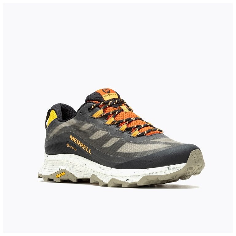Merrell Trail buty biegowe Moab Speed GTX (wodoodporne) beżowo/czarne męskie
