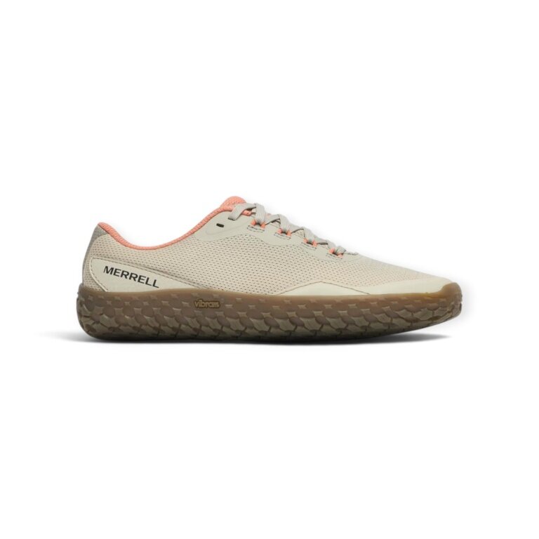 Merrell Minimalne buty biegowe Vapor Glove 7 (buty do biegania na bosaka) beżowo-szare damskie