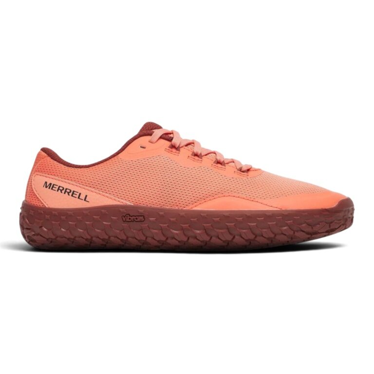 Buty biegowe Merrell Minimal Vapor Glove 7 (buty do biegania na bosaka) jasnoczerwone damskie