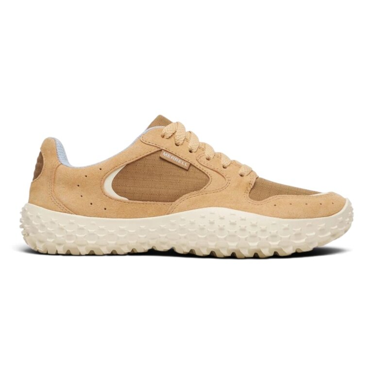 Merrell Minimalne sneakersy Wrapt (skóra zamszowa, wodoodporne) beżowe damskie