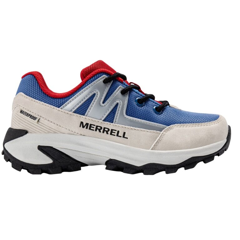 Buty trekkingowe Merrell Moab Speed 2 FST (wodoodporne) niebiesko-szare dla chłopców