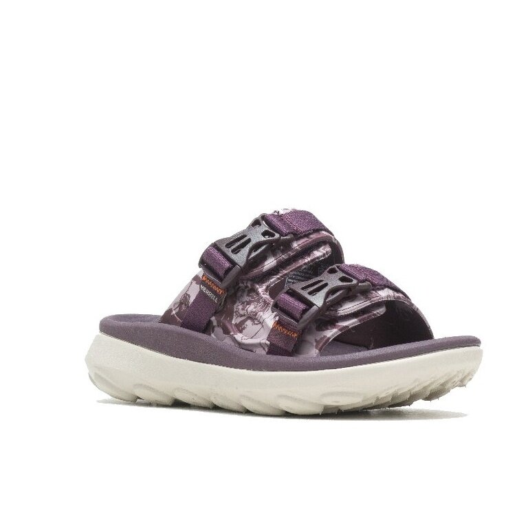 Merrell Sandal Hut Ultra Wrap (lekka i elastyczna podeszwa) burgundowa Damska