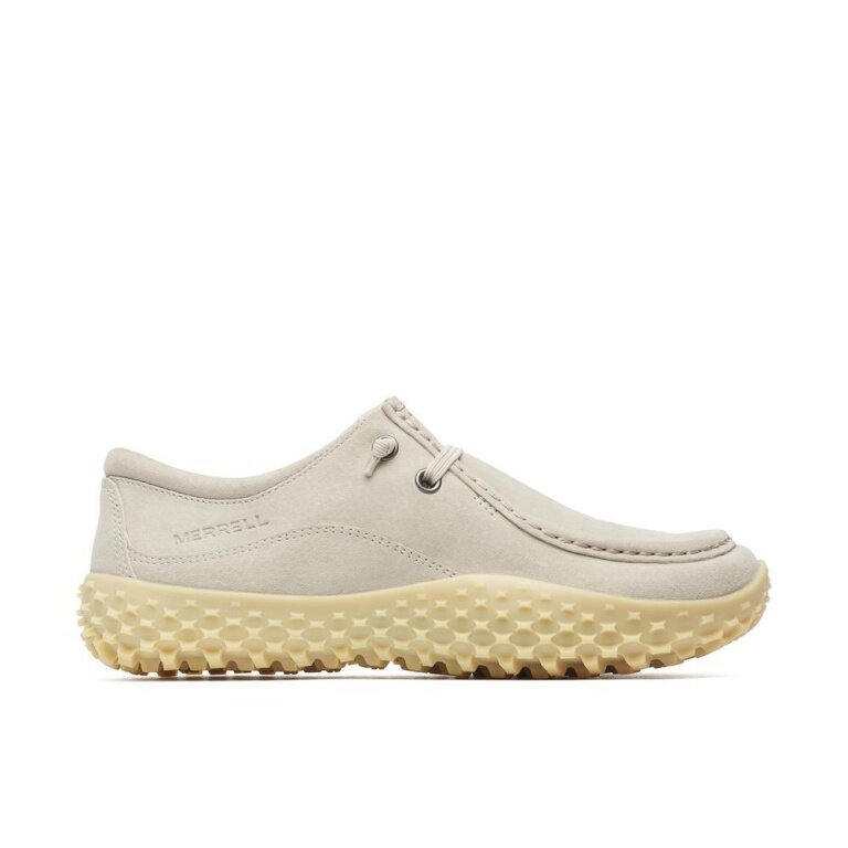 Merrell Minimalne sneakersy Wrapt Bungee (skóra zamszowa, wodoodporne) basalt szare damskie