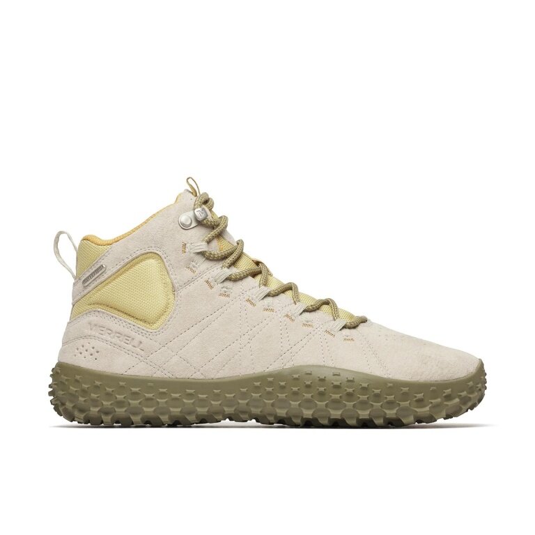 Merrell Sneaker Wrapt Mid WP (minimalistyczne buty biegowe, skóra, wodoodporne) basalt szary mężczyźni