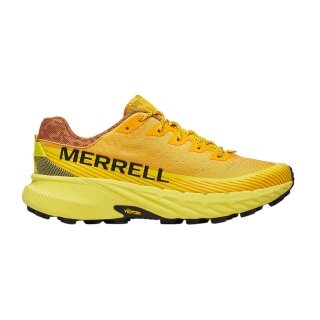 Buty biegowe Merrell Trail Agility Peak 5 (wygodny komfort noszenia, płyta ochronna) żółte męskie