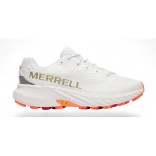 Buty biegowe Merrell Trail Agility Peak 5 (komfort noszenia, płyta ochronna) białe/płomienne męskie