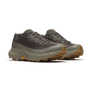 Buty biegowe Merrell Trail Agility Peak 5 GTX (wodoodporne, Rock Plate) ciemnozielone/beluga męskie