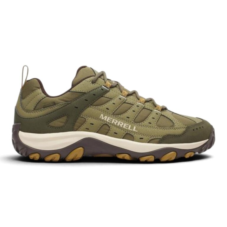 Buty trekkingowe Merrell Accentor 4 Sport GTX (syntetyk/siateczka, wodoodporne) oliwkowe męskie