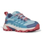 Buty trekkingowe Merrell Moab Speed 2 Low Waterproof (wszechstronne, wodoodporne) turkusowo-różowe dziewczęce